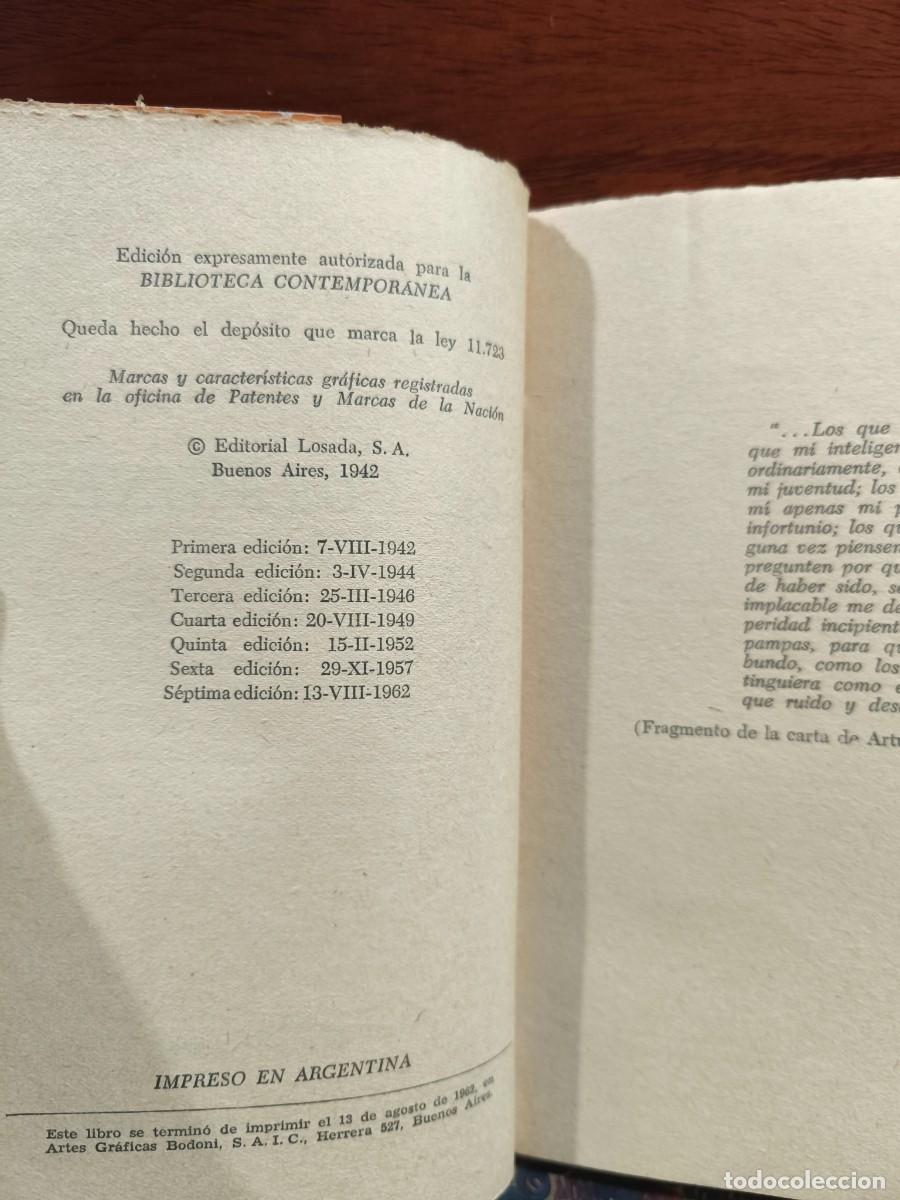 Libros de segunda mano: Jos&eacute; Eustasio Rivera &ndash; La vor&aacute;gine &ndash; Editorial Losada &ndash; 1962 - Foto 4