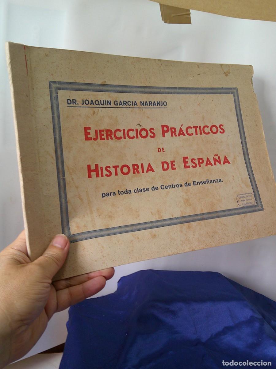 Libros de segunda mano: &iexcl;&iexcl; CUADERNO: EJERCICIOS PRACTICOS D HISTORIA D ESPA&Ntilde;A. (1943). Cuadernos Escolares. !!C-32.