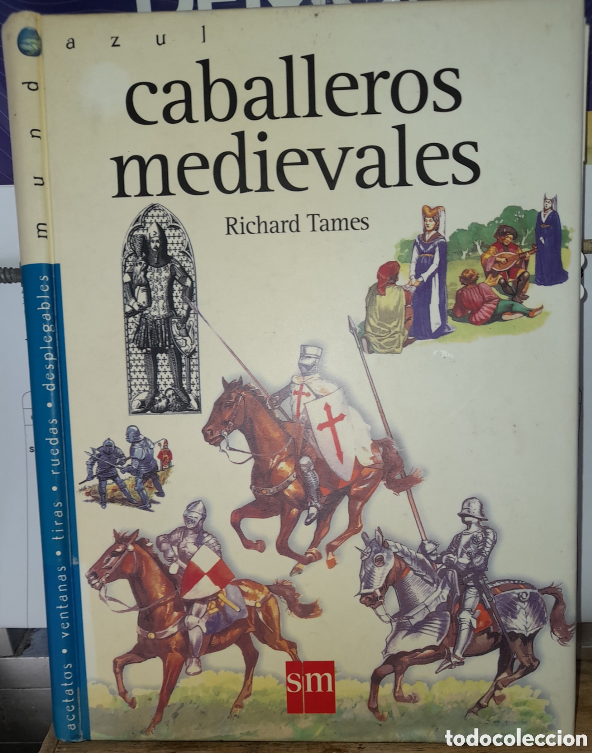 Libros de segunda mano: CABALLEROS MEDIEVALES - LIBRO DE RICHARD TAMES - EDICIONES SM. CON RELIEVES