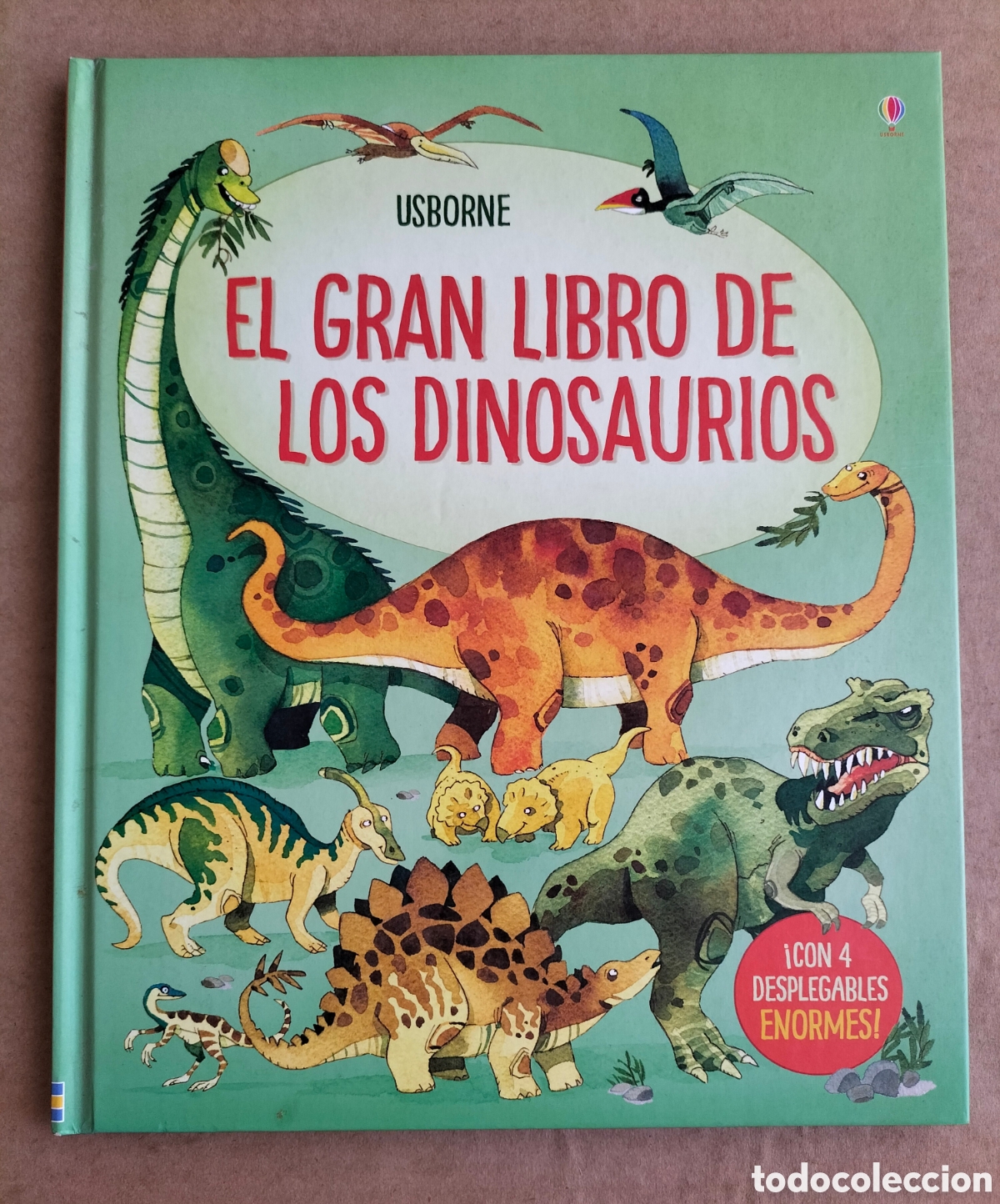 Libros de segunda mano: El gran libro de los dinosaurios. Alec Frith. Ilustraciones: Fabiano Fiorin. Usborne, 2011. Libro