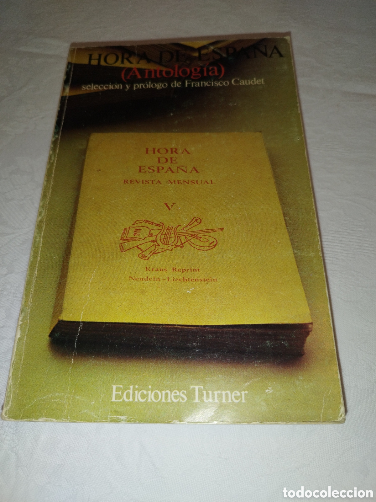 Libros de segunda mano: HORA DE ESPA&Ntilde;A (ANTOLOGIA) (MACHADO/CERNUDA/ZAMBRANO/DAMASO ALONSO/...). ED. TURNER 1975 1&ordf; ED.