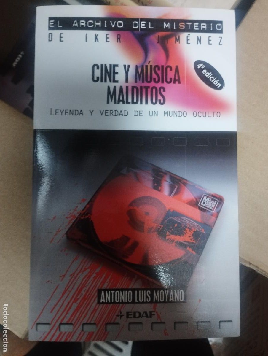 Libros de segunda mano: CINE Y M&Uacute;SICA MALDITOS, ANTONIO LUIS MOYANO. LIBRO ARCHIVO DEL MISTERIO DE IKER JIM&Eacute;NEZ