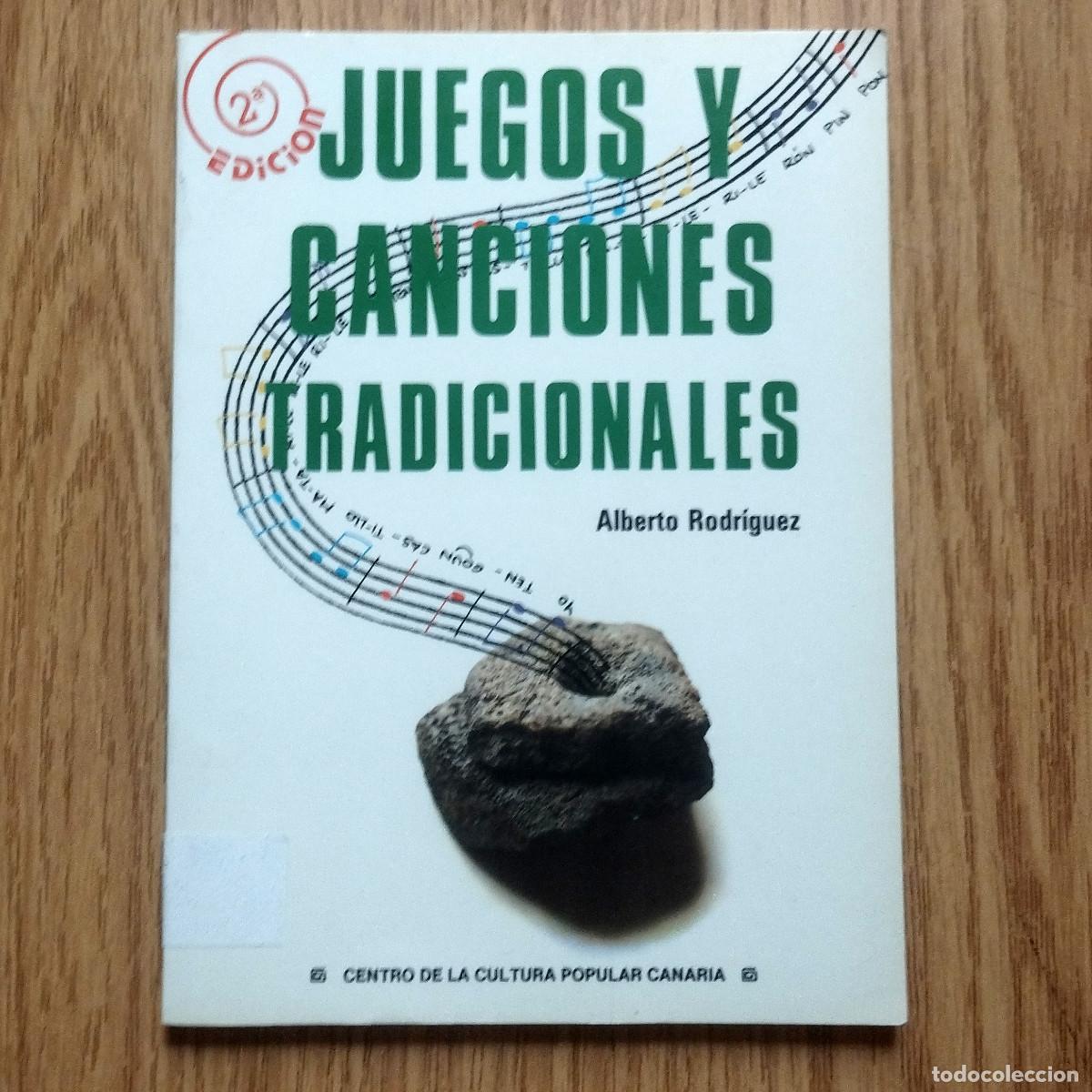 Libros de segunda mano: Libro JUEGOS Y CANCIONES TRADICIONALES | Tenerife / Canarias