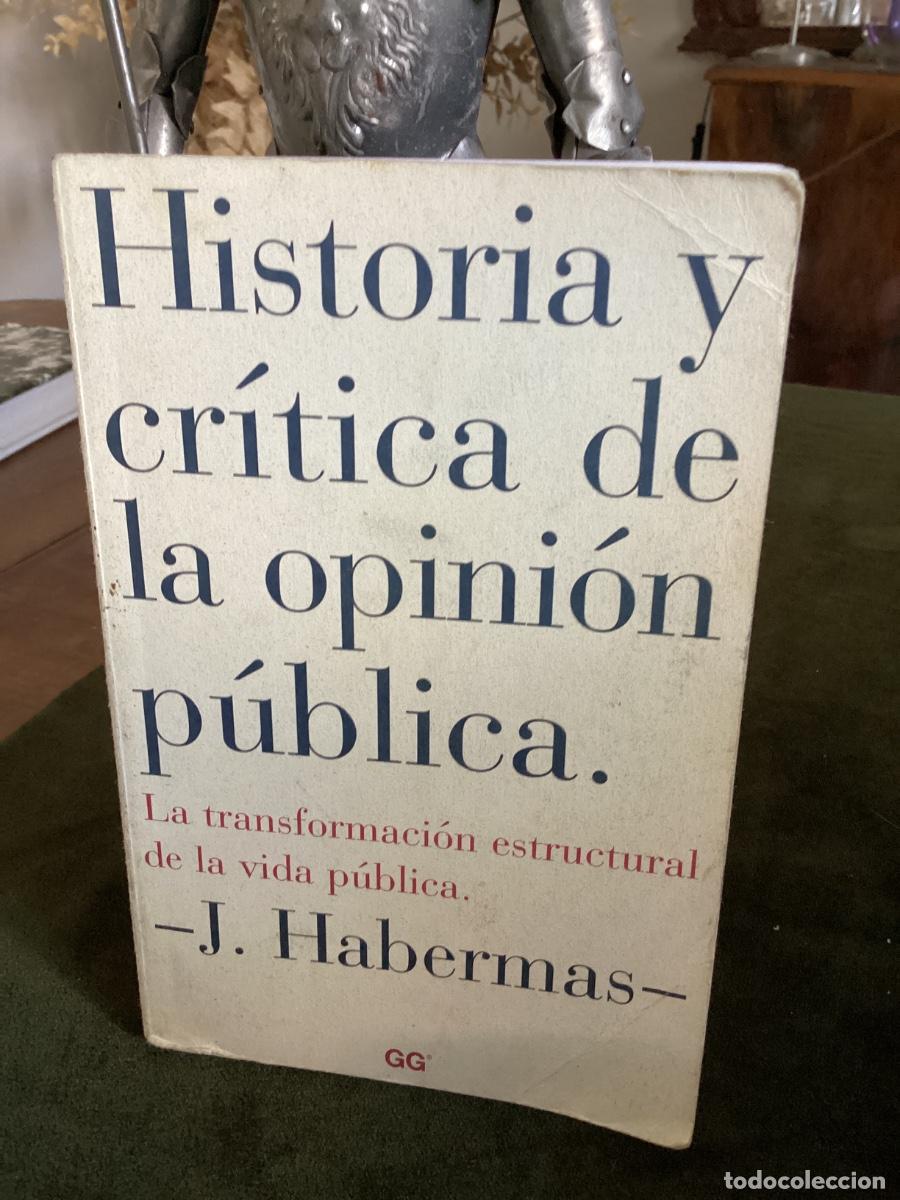 Libros de segunda mano: HISTORIA Y CR&Iacute;TICA DE LA OPINI&Oacute;N P&Uacute;BLICA. HABERMAS