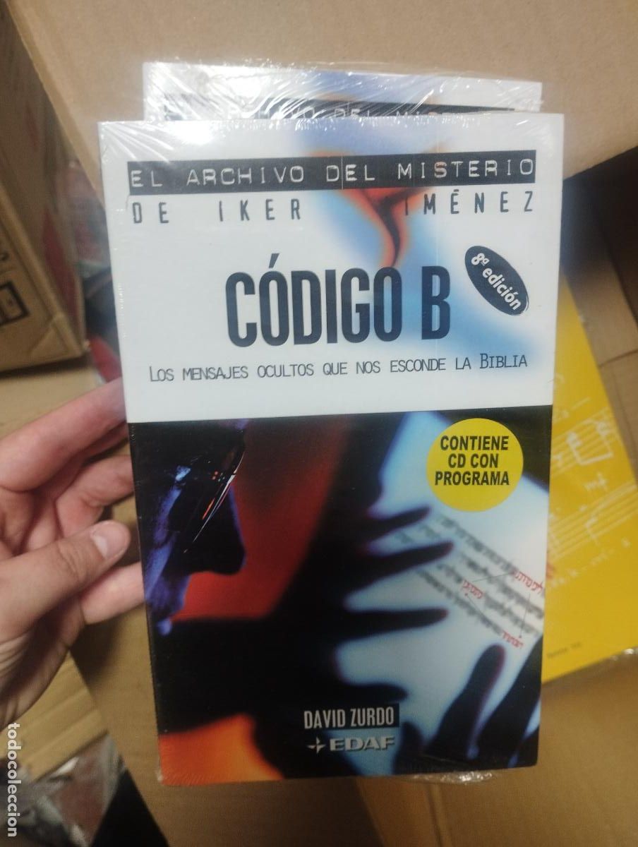 Libros de segunda mano: CODIGO B - EL ARCHIVO DEL MISTERIO DE IKER JIMENEZ - DAVID ZURDO - EDAF - NUEVO, PRECINTADO