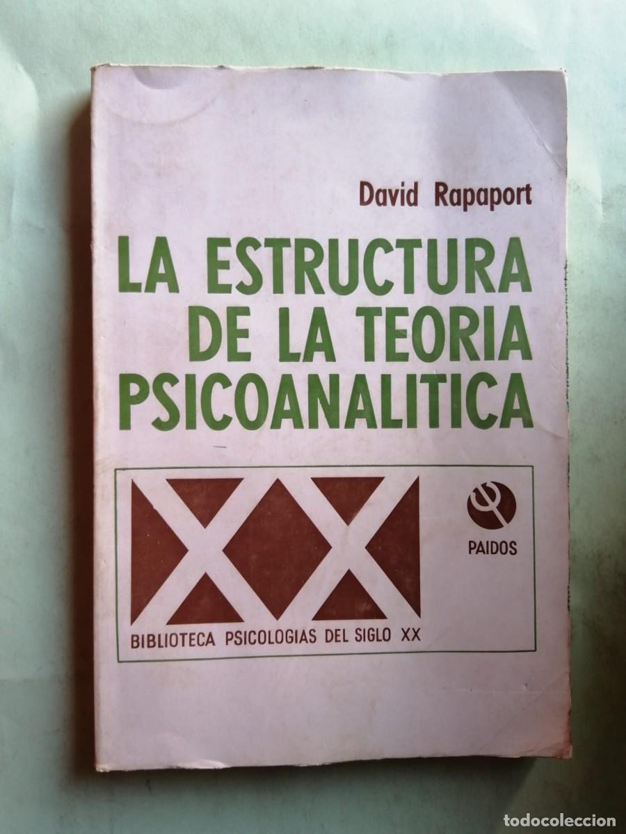 Libros de segunda mano: LA ESTRUCTURA DE LA TEORIA PSICOANALITICA (DAVID RAPAPORT) - Foto 1