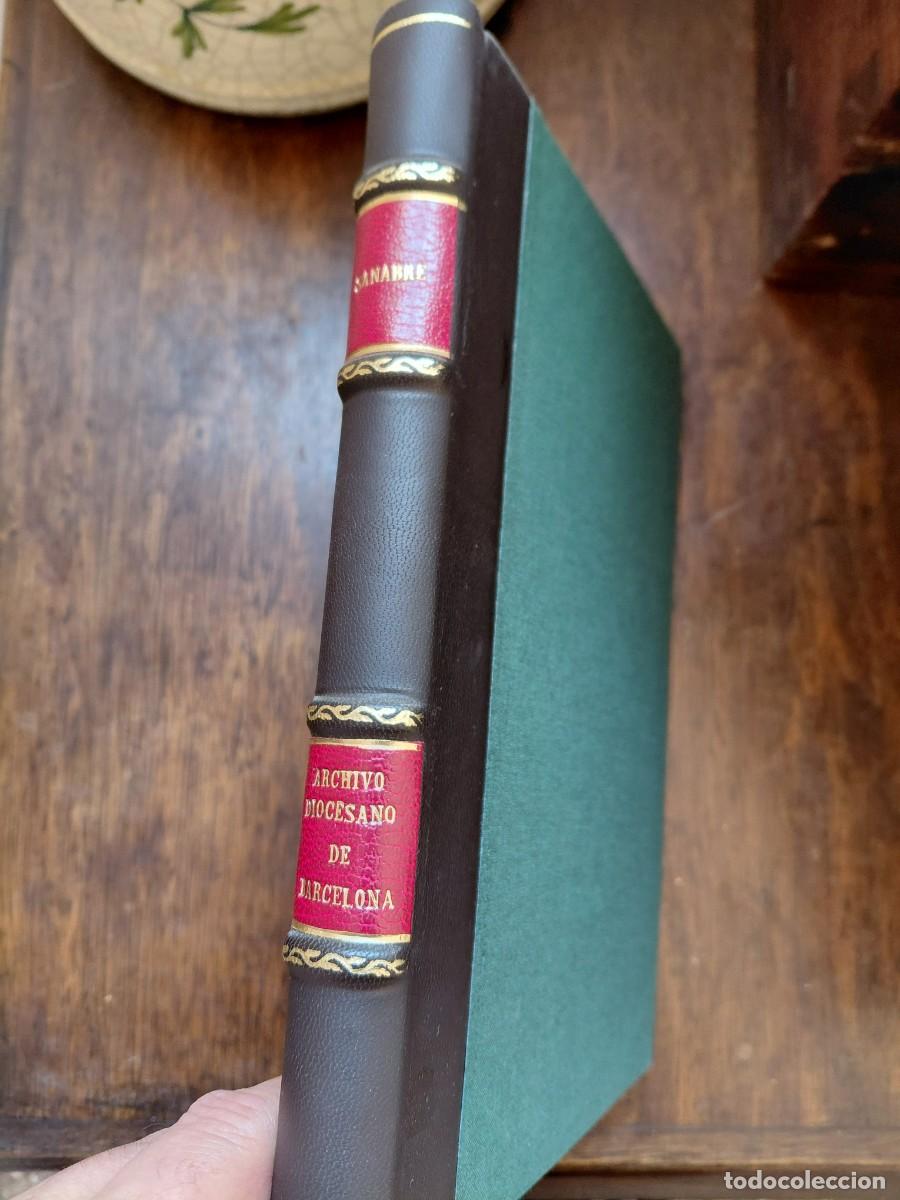 Libros de segunda mano: EL ARCHIVO DIOCESANO DE BARCELONA. SANABRE, JOSE