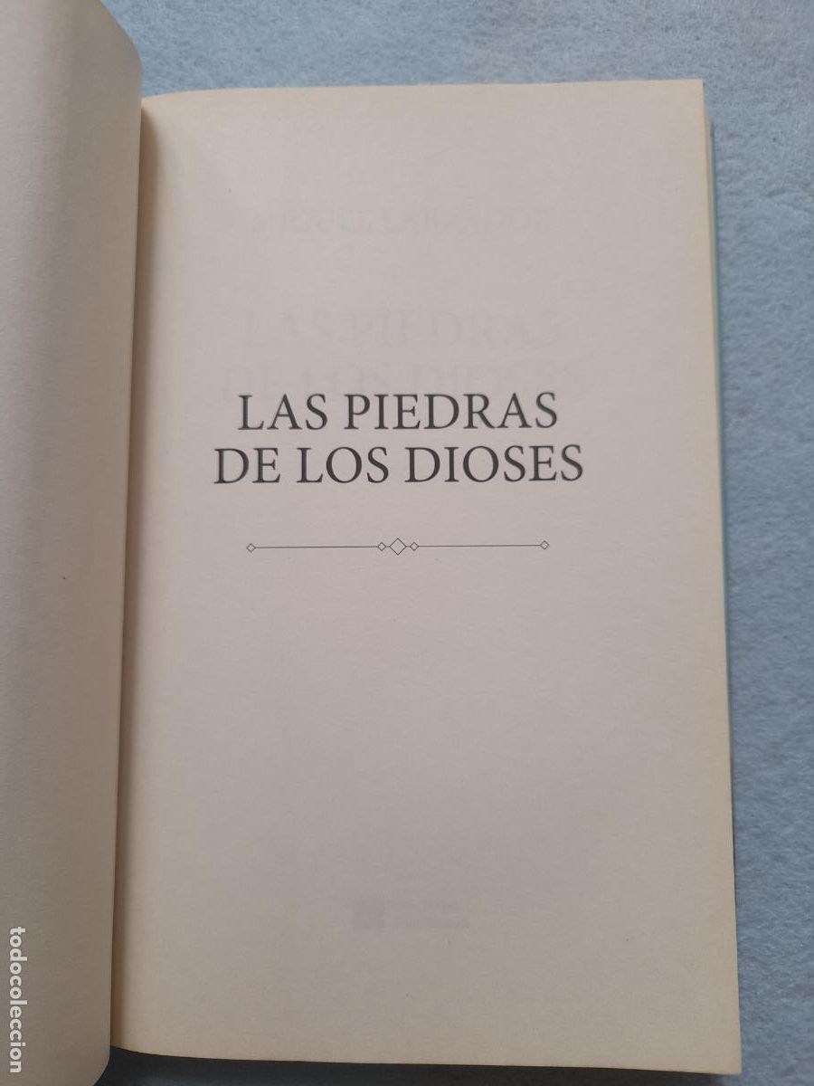 Libros de segunda mano: Las Piedras de los Dioses. Miguel Labrador. 1&ordf; Edici&oacute;n. - Foto 3