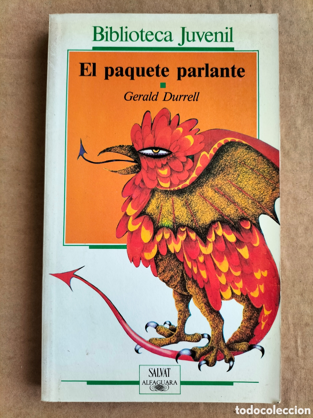 Second hand books: El paquete parlante. Gerald Durrell. Biblioteca juvenil 2. Salvat Alfaguara, 1987. Libro