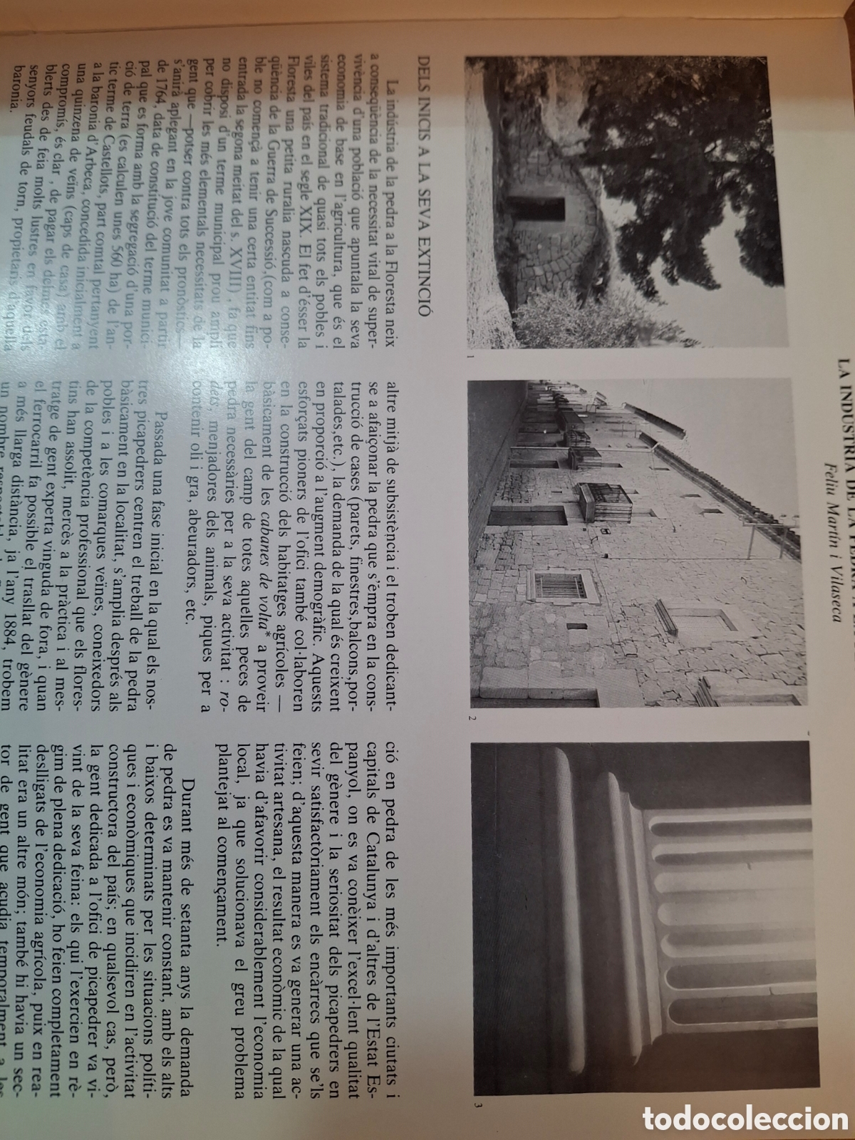 Libros de segunda mano: PEDRA A LA FLORESTA, COAATB, 1988 - Foto 4