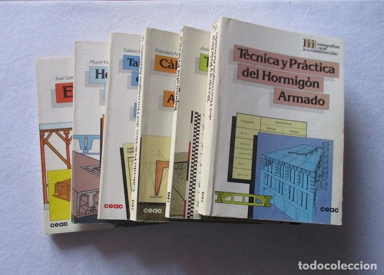 Gebrauchte B&uuml;cher: 6 LIBROS CEAC DE CONSTRUCCION
