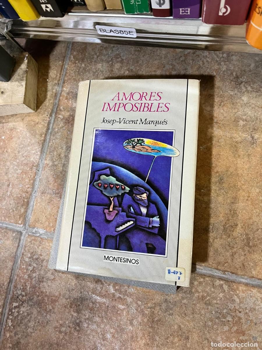 Libros de segunda mano: BLAS85E - Amores imposibles, Josep-Vicent Marqu&eacute;s. Editorial Montesinos.