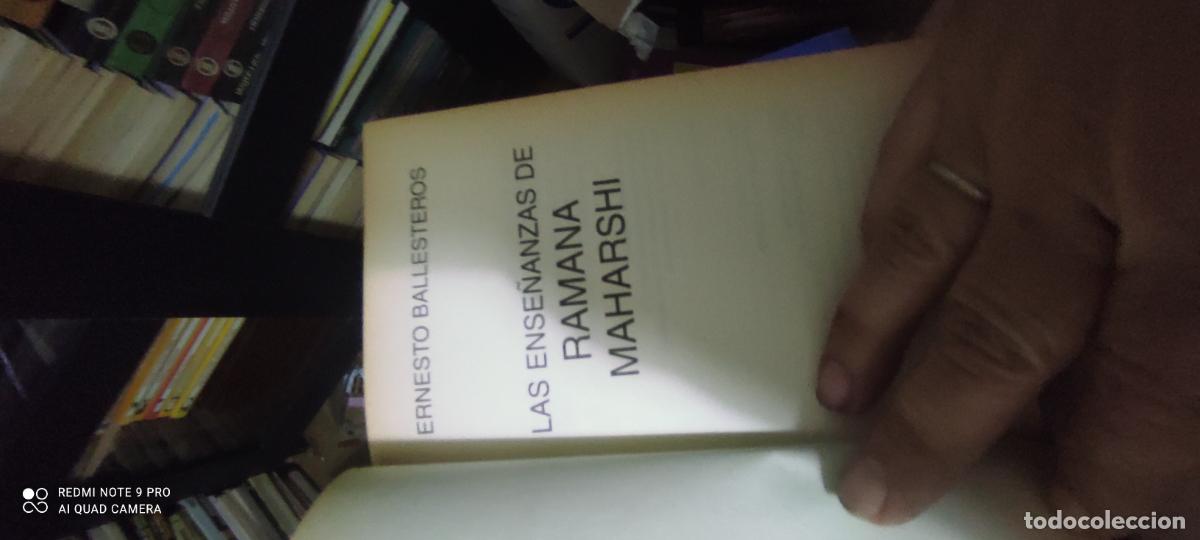 Libros de segunda mano: LAS ENSE&Ntilde;ANZAS DE RAMANA MAHARSHI - ERNESTO BALLESTEROS