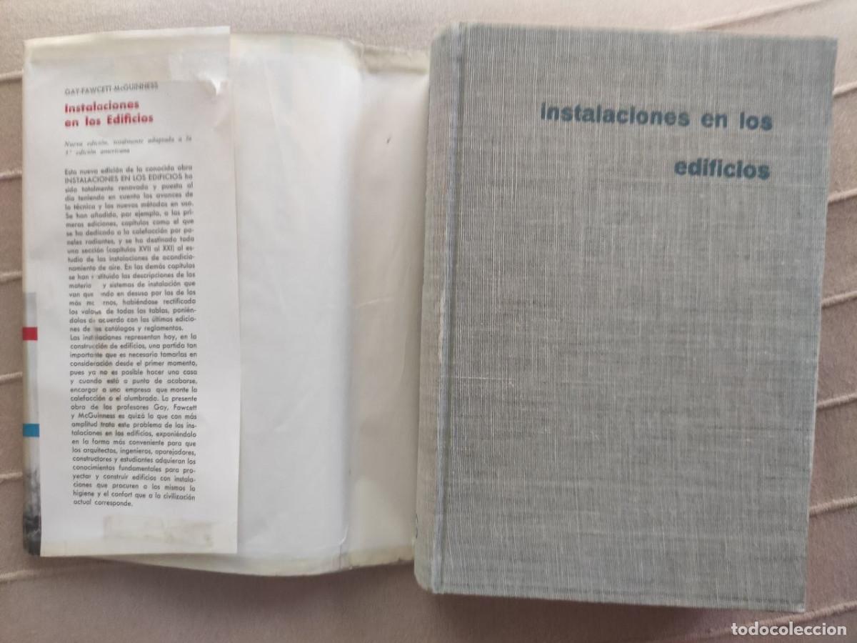 Libros de segunda mano: Instalaciones en los edificios, Gay-Fawcett-McGuinness - Foto 3