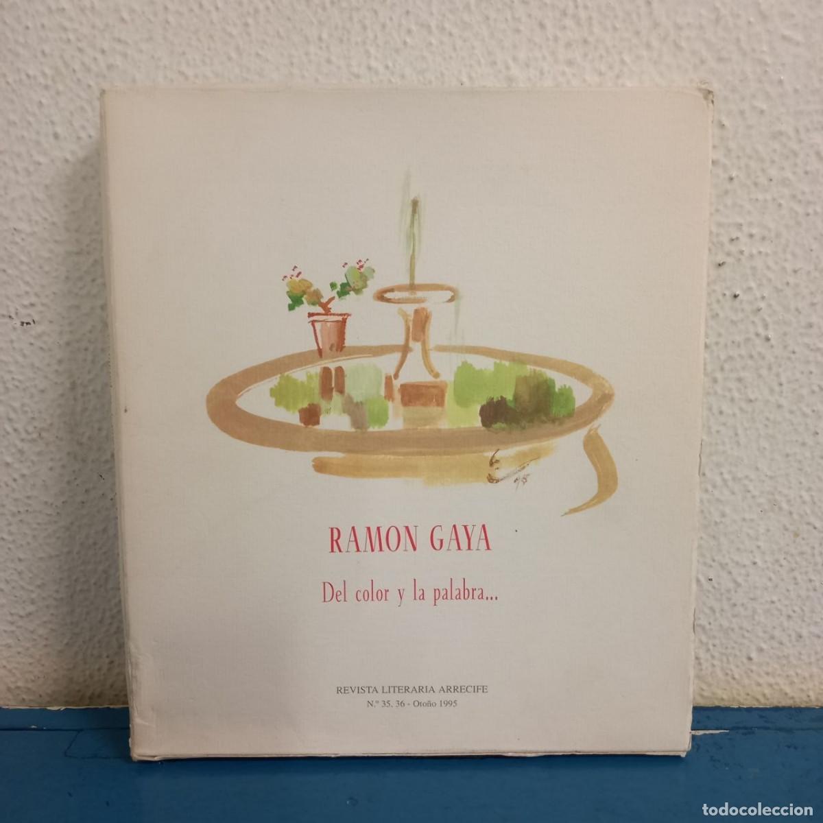Libros de segunda mano: Ram&oacute;n Gaya. Del color y la palabra... Revista literaria Arrecife. N&ordm; 35-36 Oto&ntilde;o 1995