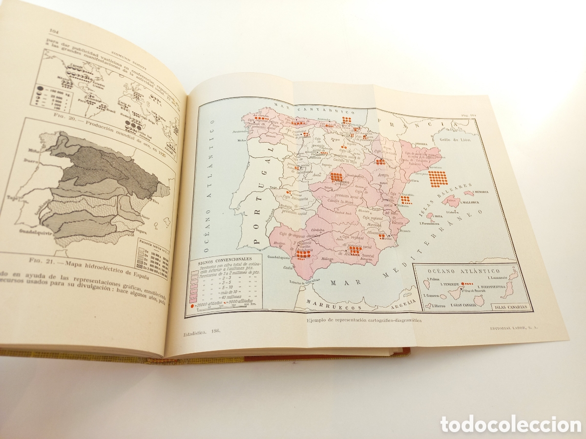Libros de segunda mano: Estad&iacute;stica. Sigmund Schott. Labor, colecci&oacute;n Labor, 1947. - Foto 4