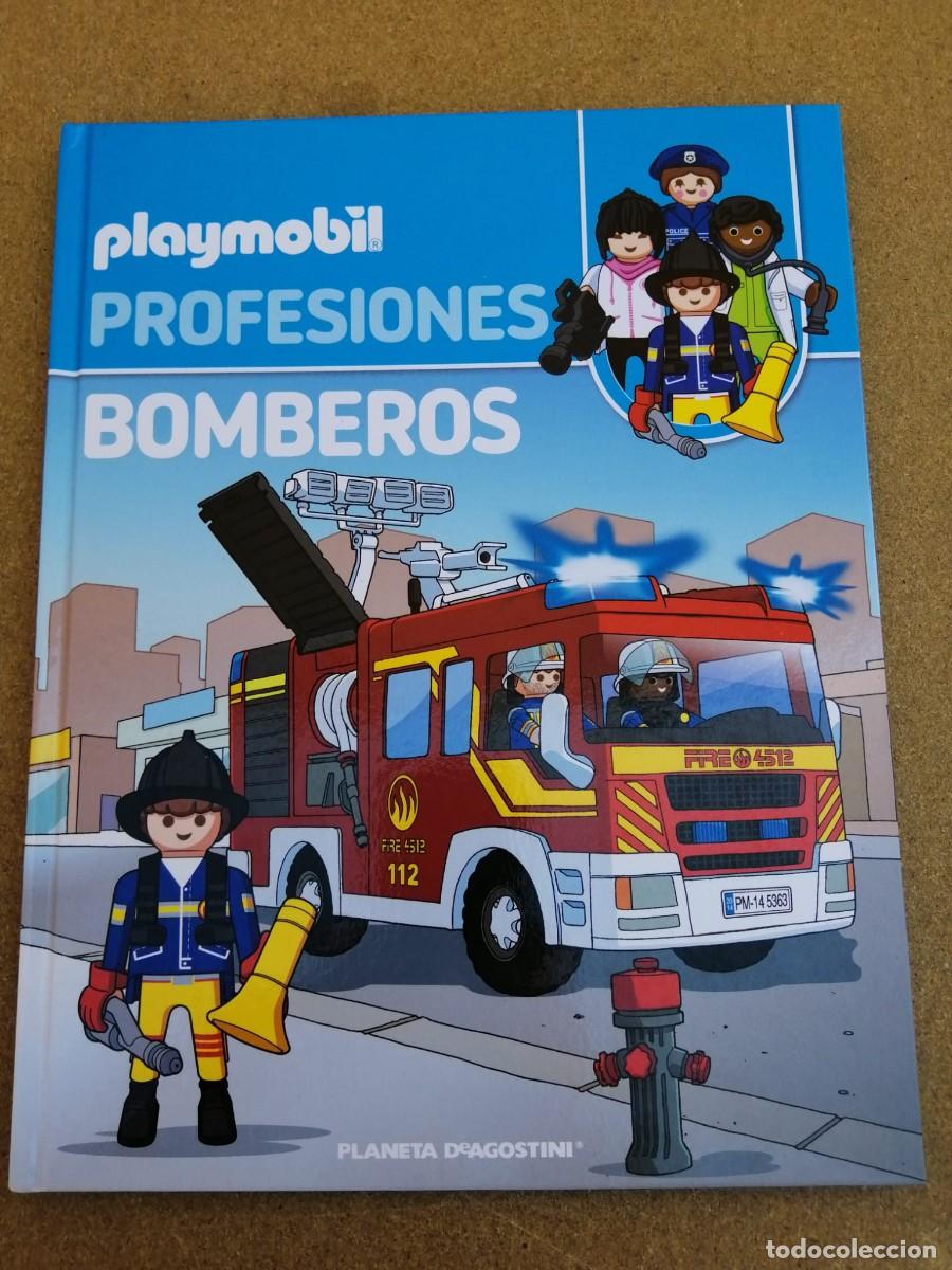 Libros de segunda mano: PLAYMOBIL PROFESIONES. BOMBEROS