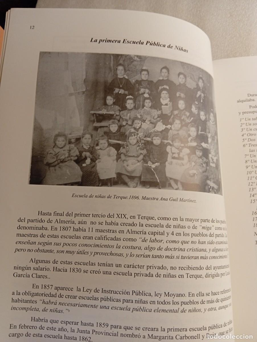 Libros de segunda mano: DOS SIGLOS DE EDUCACION EN TERQUE 1800- 2000 - ALMERIA - Foto 2