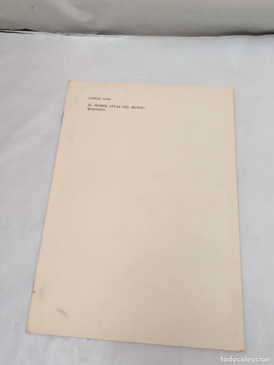 Libros de segunda mano: Carlos Sanz: El primer atlas del mundo moderno (Incluye los 4 mapas desplegables)