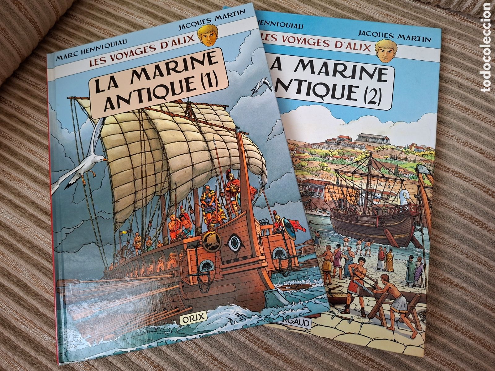 Libri di seconda mano: LES VOYAGES D'ALIX, LA MARINE ANTIQUE vol 1 y 2 (LIBROS EN FRANCES)