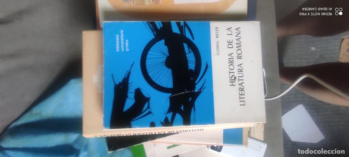 Libros de segunda mano: Historia de la literatura romana. Ludwig Bieler. Biblioteca Univesitataria Gredos. Madrid, 1987