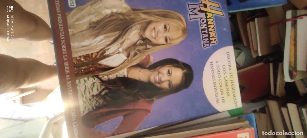 Libros de segunda mano: HANNAH MONTANA: DECORA TU HABITACI&Oacute;N CON 26 L&Aacute;MINAS A TODO COLOR