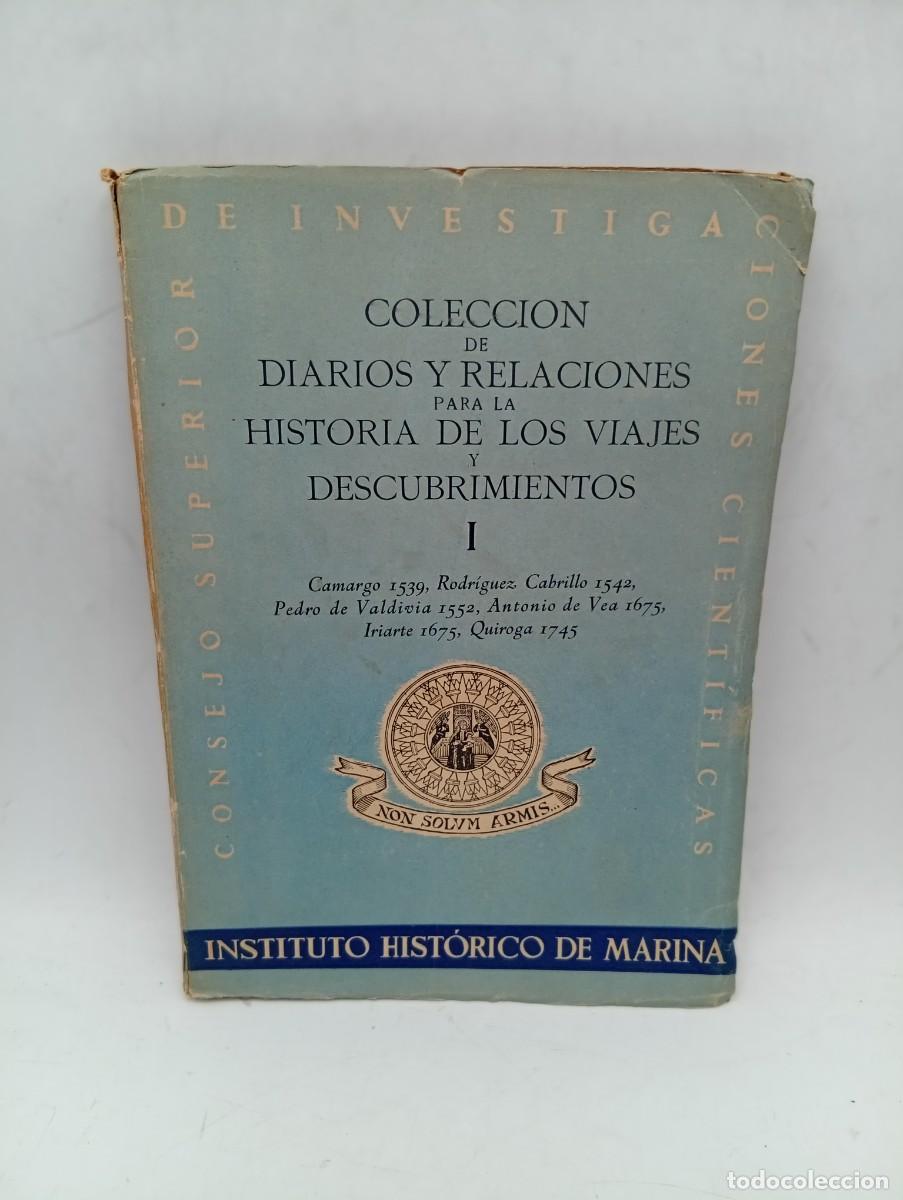 Libros de segunda mano: COLECCION DE DOCUMENTOS PARA LA HISTORIA DE LOS VIAJEROS. 1943. PAGS : 168.
