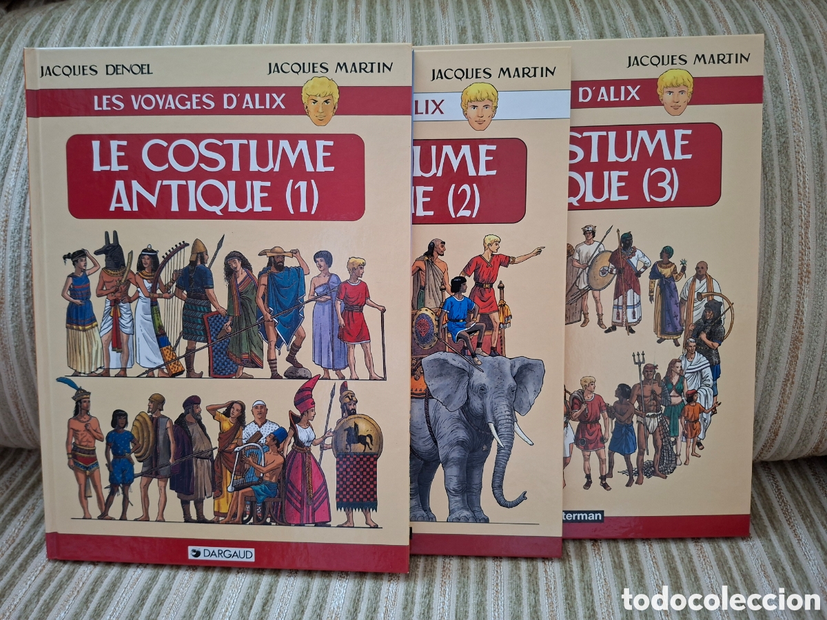 Gebrauchte B&uuml;cher: LES VOYAGES D'ALIX, LE COSTUME ANTIQUE vol 1, 2 y 3 (LIBROS EN FRANCES)