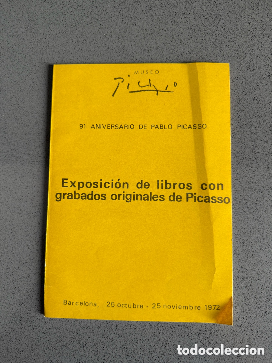 Libros de segunda mano: EXPOSICION DE LIBROS CON GRABADOS ORIGINALES DE PICASSO - 91 ANIVERSARIO DE PABLO PICASSO