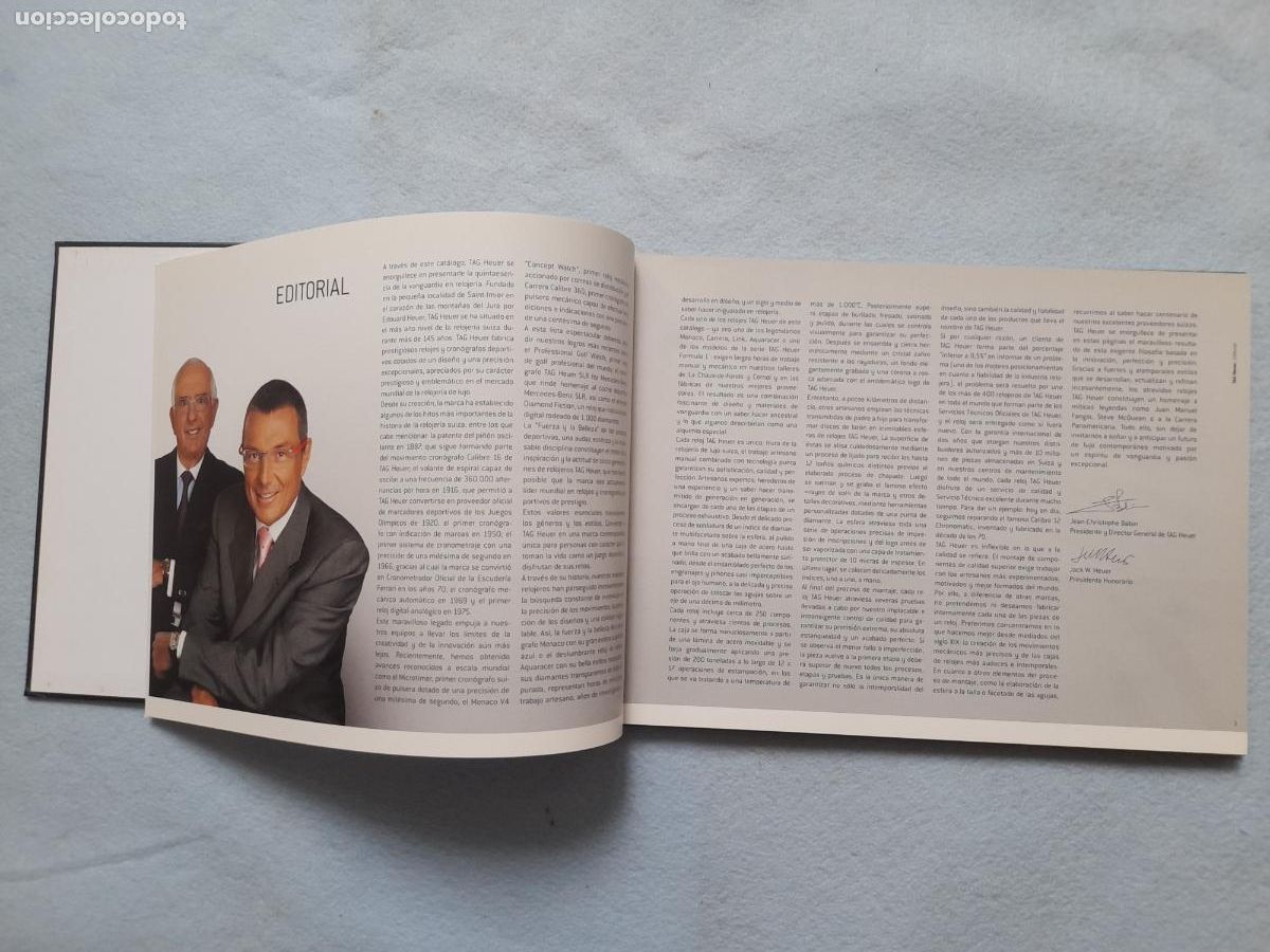 Libros de segunda mano: Libro publicidad Relojes TAG Heuer. - Foto 3