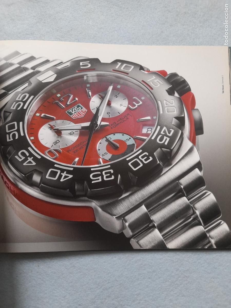Libros de segunda mano: Libro publicidad Relojes TAG Heuer. - Foto 6
