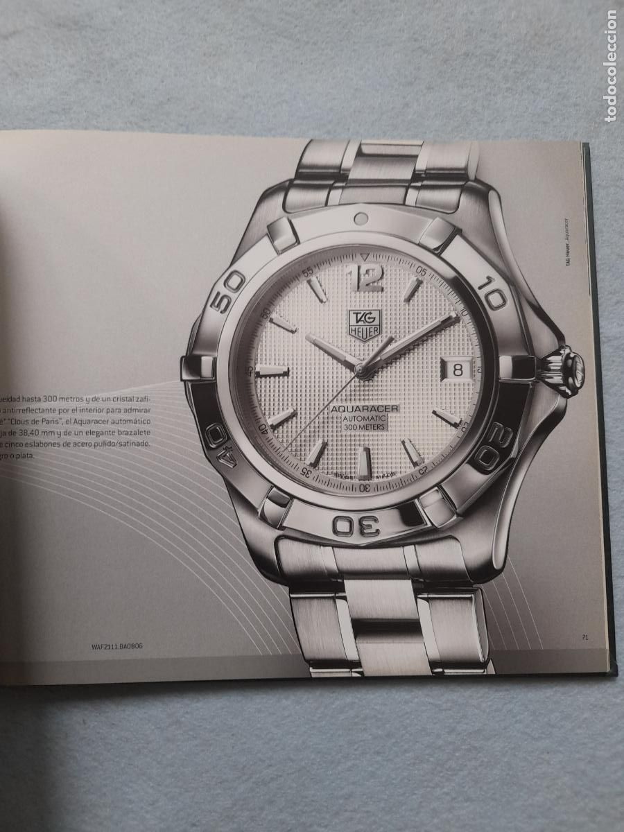 Libros de segunda mano: Libro publicidad Relojes TAG Heuer. - Foto 7