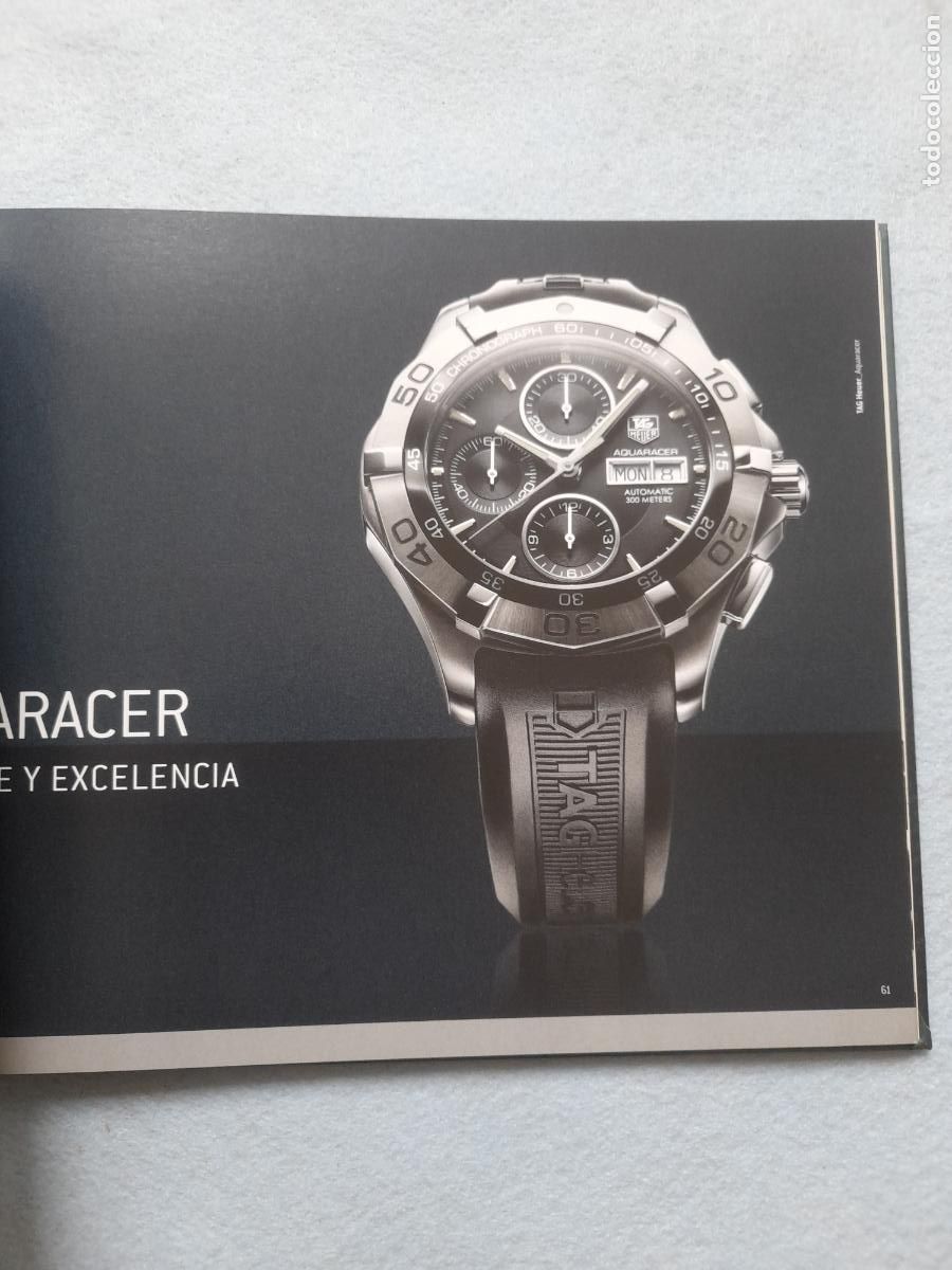 Libros de segunda mano: Libro publicidad Relojes TAG Heuer. - Foto 8