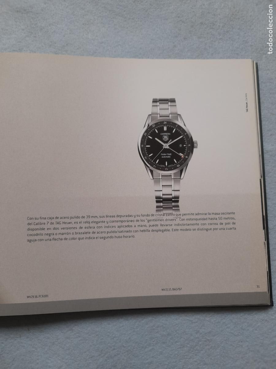 Libros de segunda mano: Libro publicidad Relojes TAG Heuer. - Foto 11