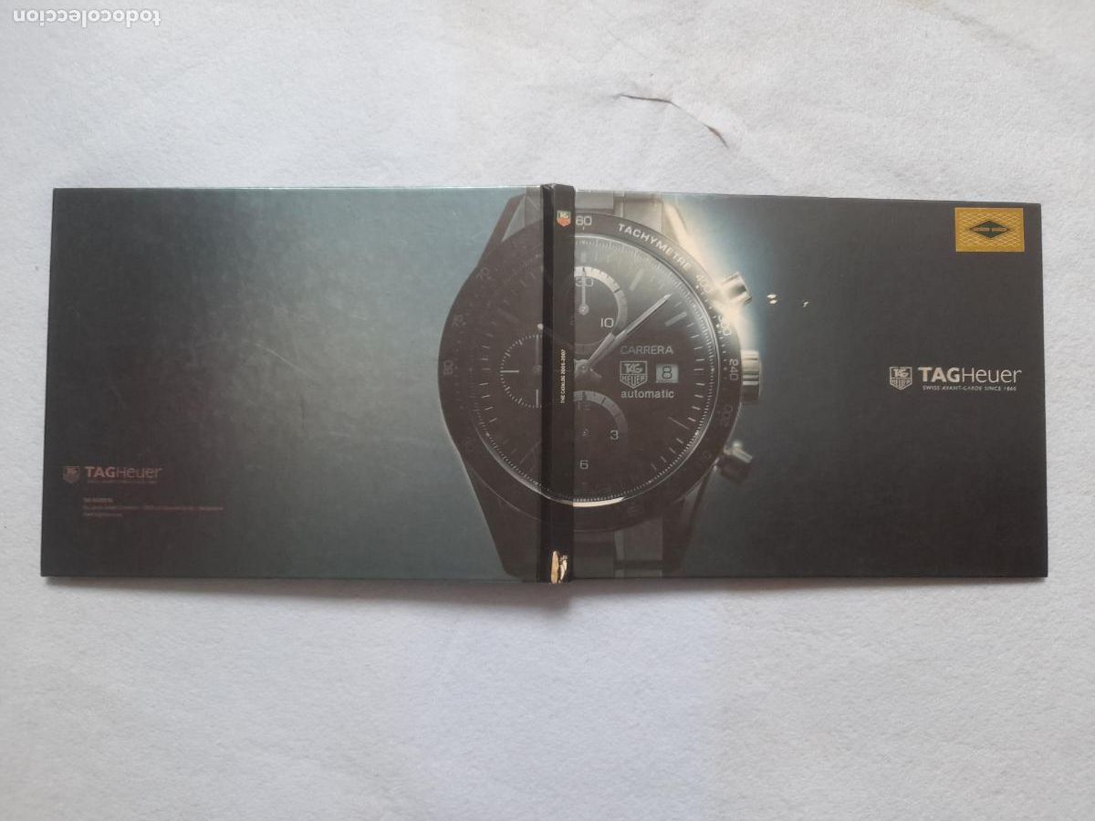 Libros de segunda mano: Libro publicidad Relojes TAG Heuer. - Foto 12