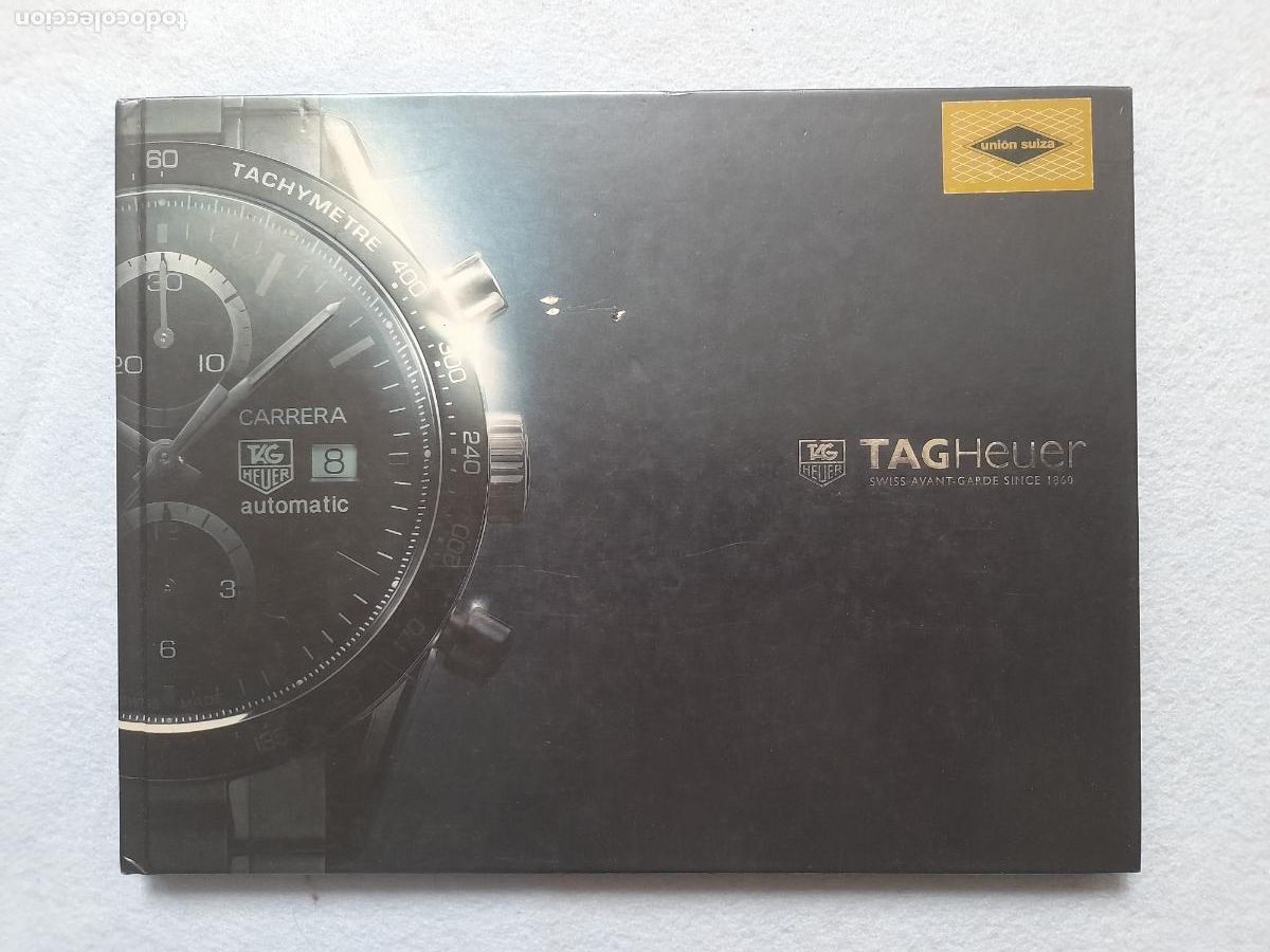 Libros de segunda mano: Libro publicidad Relojes TAG Heuer. - Foto 1