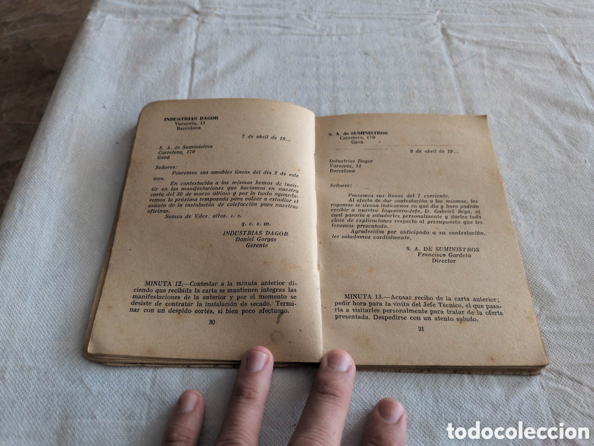 Libros de segunda mano: EJERCICIOS DE CORRESPONDENCIA MERCANTIL - JOSE GARDO. 1942. - Foto 3
