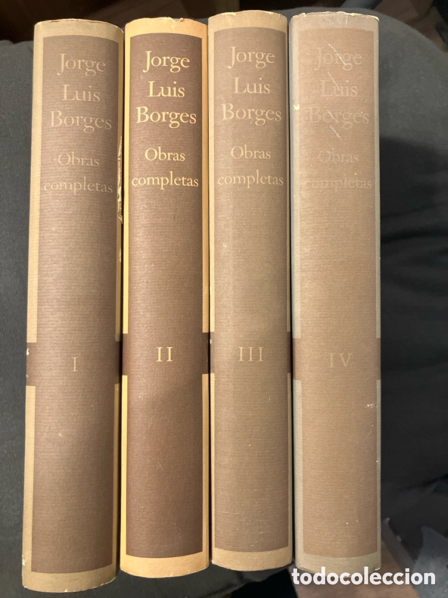 Libros de segunda mano: Borges. Obras completas. 4 tomos. C&iacute;rculo de lectores