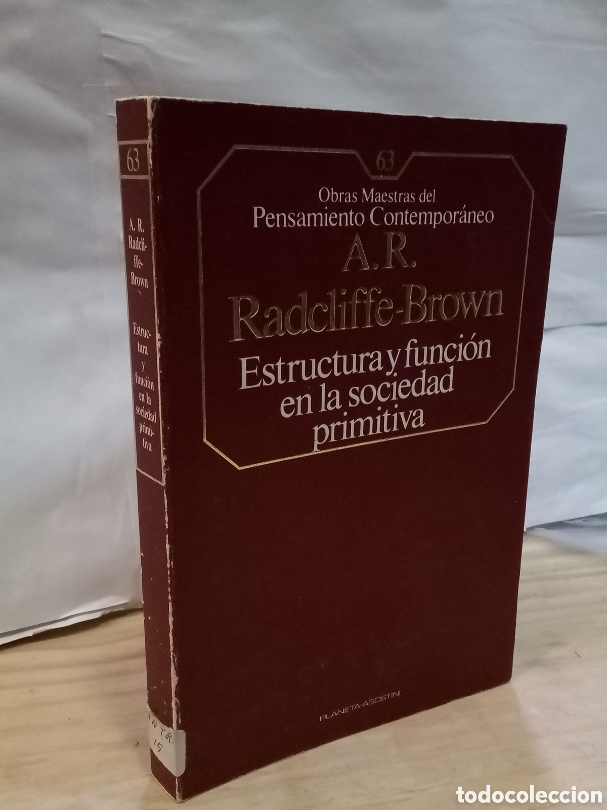 Libri di seconda mano: A. R. Radcliffe-Brown : Estructura y funci&oacute;n en la sociedad primitiva