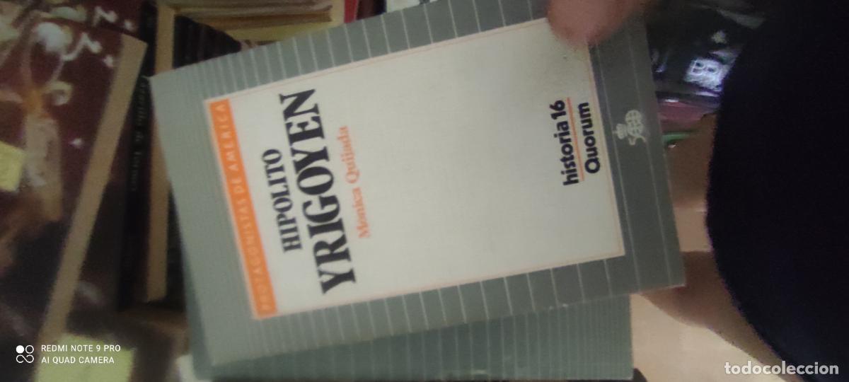 Libros de segunda mano: Yrigoyen, PROTAGONISTAS DE AMERICA HISTORIA 16
