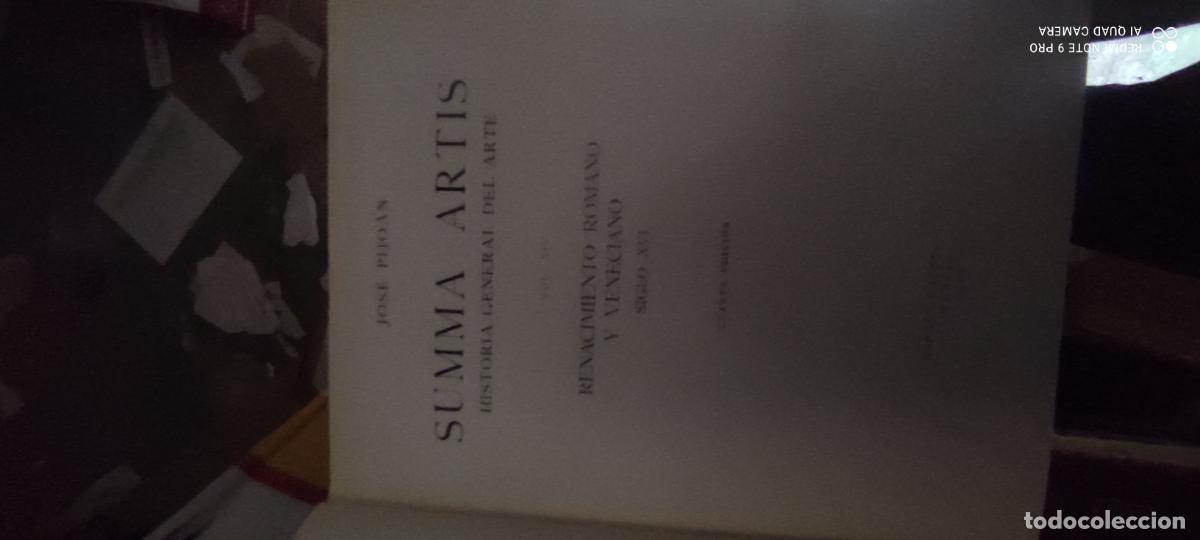 Libros de segunda mano: SUMMA ARTIS. XIV. RENACIMIENTO ROMANO Y VENECIANO SIGLO XVI. JOSE PIJO&Aacute;N. 1966