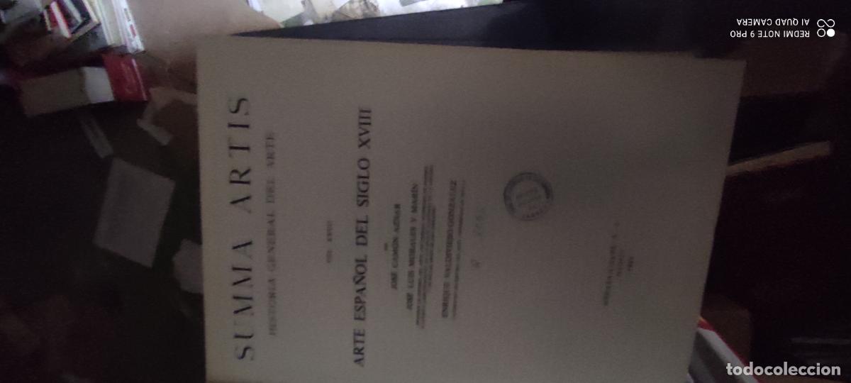 Libros de segunda mano: Summa Artis XXVII: arte espa&ntilde;ol del siglo XVIII - Cam&oacute;n Aznar,Jos&eacute;, Morales y Mar&iacute;n,J.L, Valdivieso