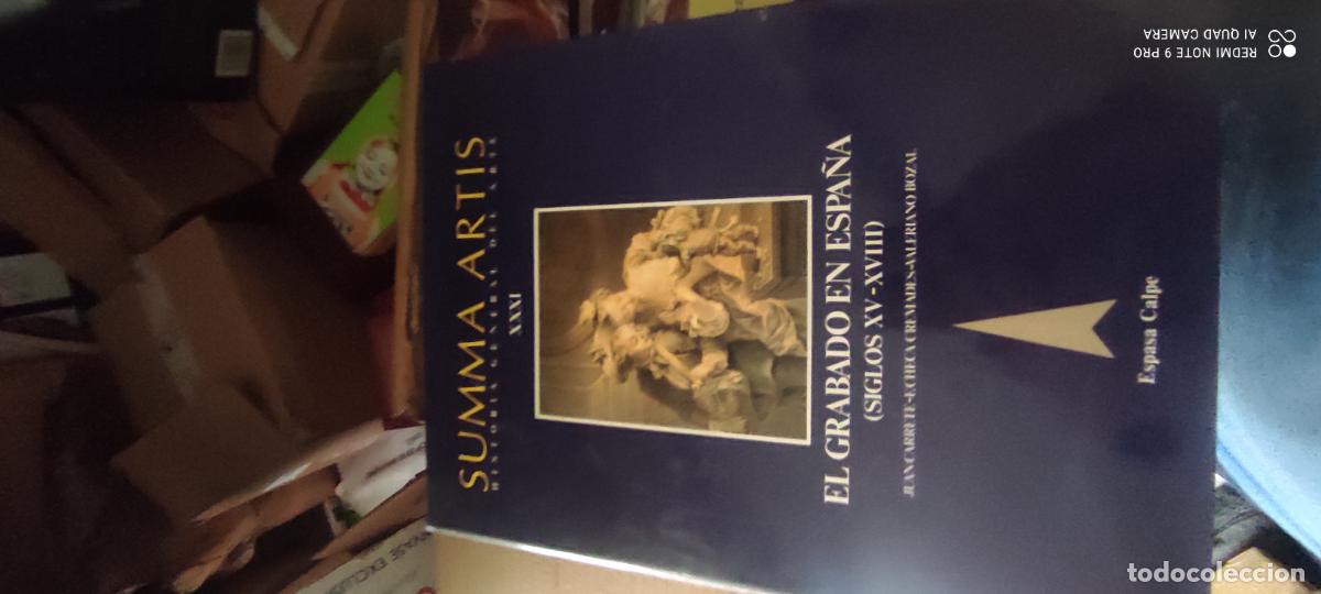 Libros de segunda mano: Summa Artis XXXI. El grabado en Espa&ntilde;a (Siglos XV-XVIII). Juan Carrete - Checa Cremades - Valeriano