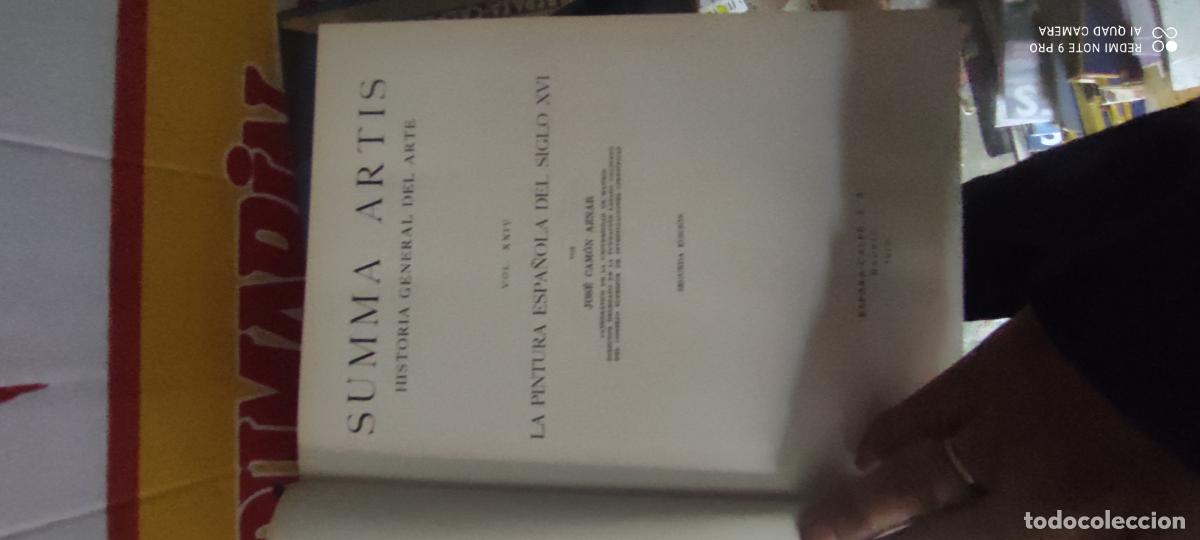 Libros de segunda mano: SUMMA ARTIS VOL. XXIV: PINTURA ESPA&Ntilde;OLA DEL SIGLO XVI. CAM&Oacute;N AZNAR, JOS&Eacute;.