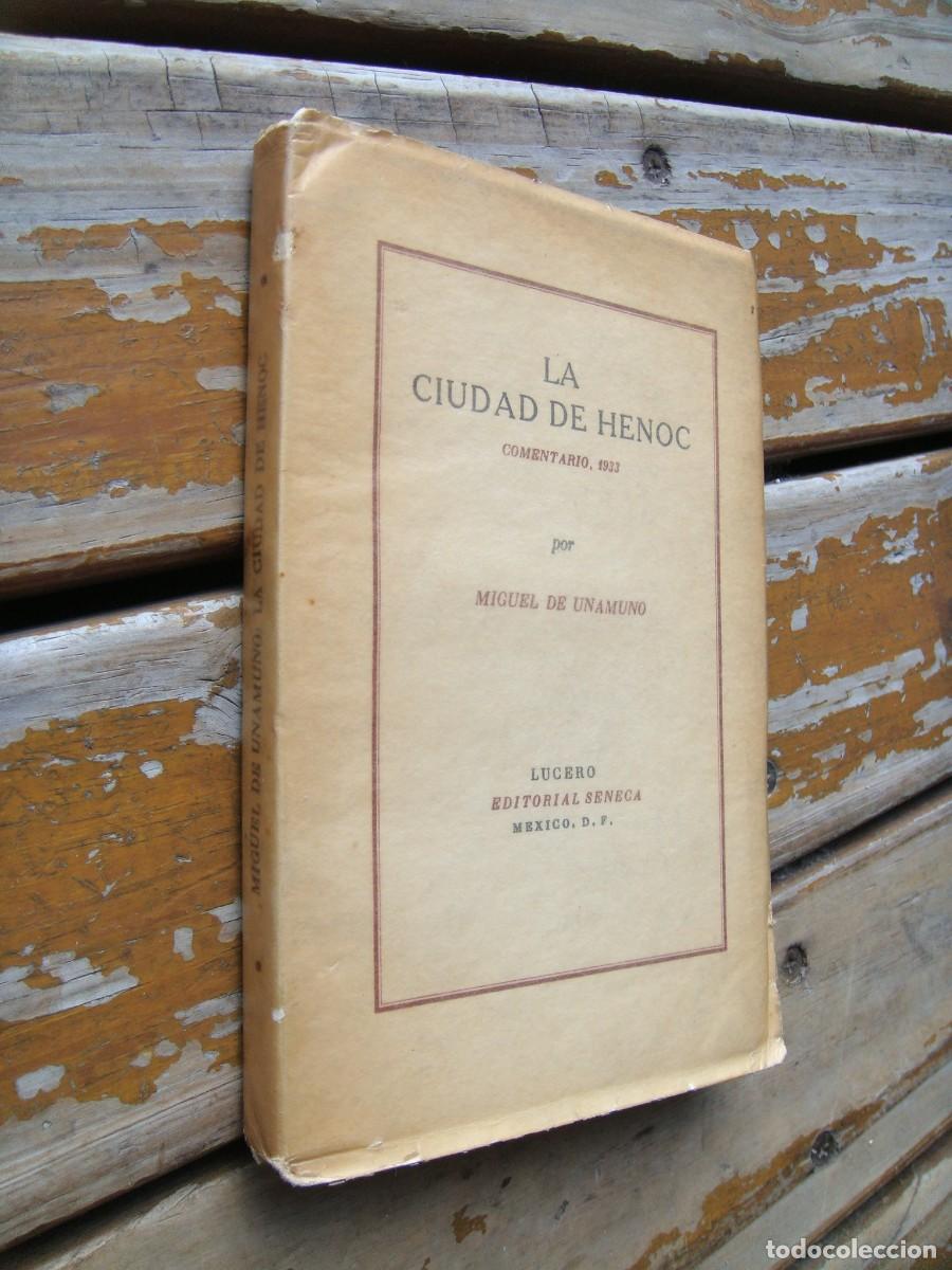 Libros de segunda mano: Miguel de Unamuno: LA CIUDAD DE HENOC. Primera edicion - Foto 2