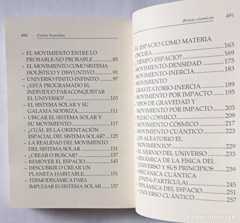 Libros de segunda mano: BRISAS COSMICAS - CARLOS NOUREDINE - Foto 5