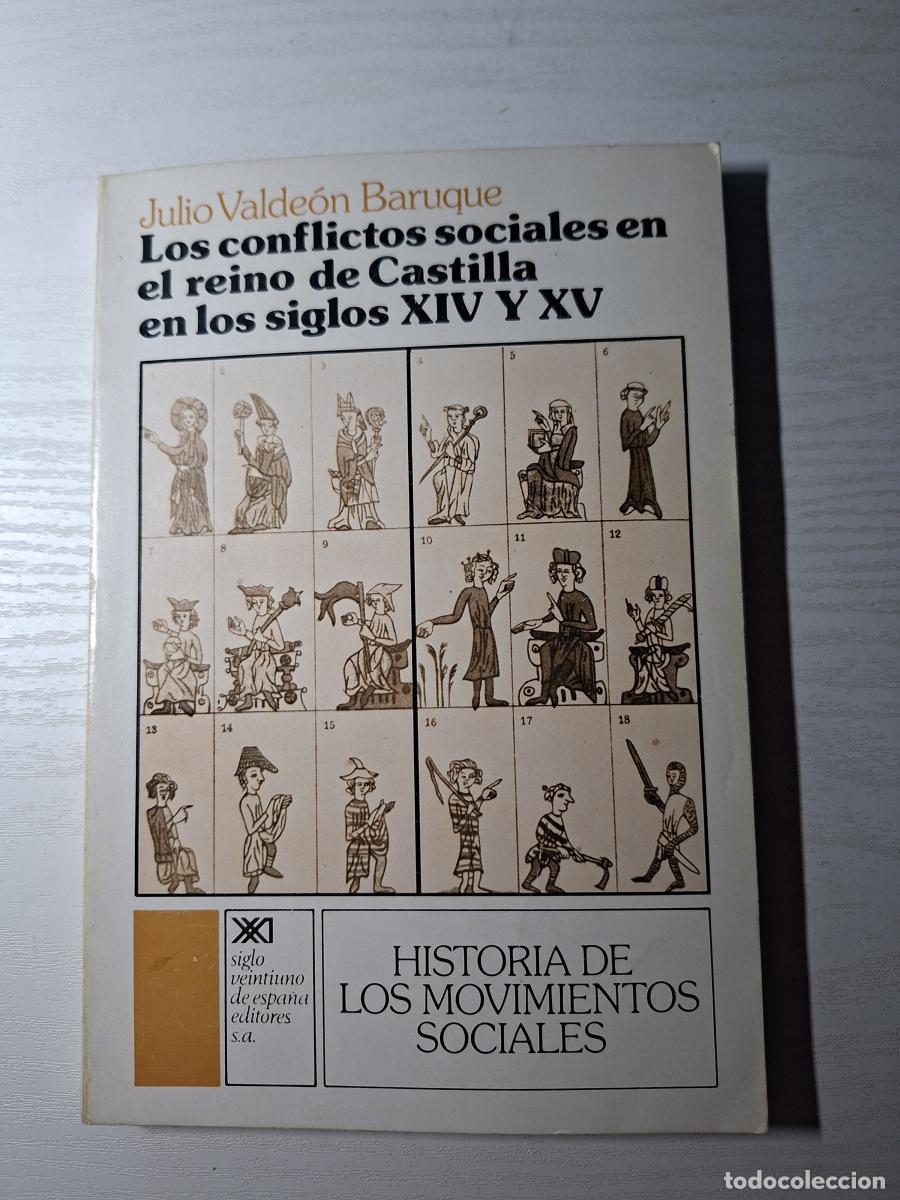 Livros em segunda m&atilde;o: Los conflictos sociales en el reino de Castilla en los siglos XIV y XV - Valde&oacute;n Baruque, Julio