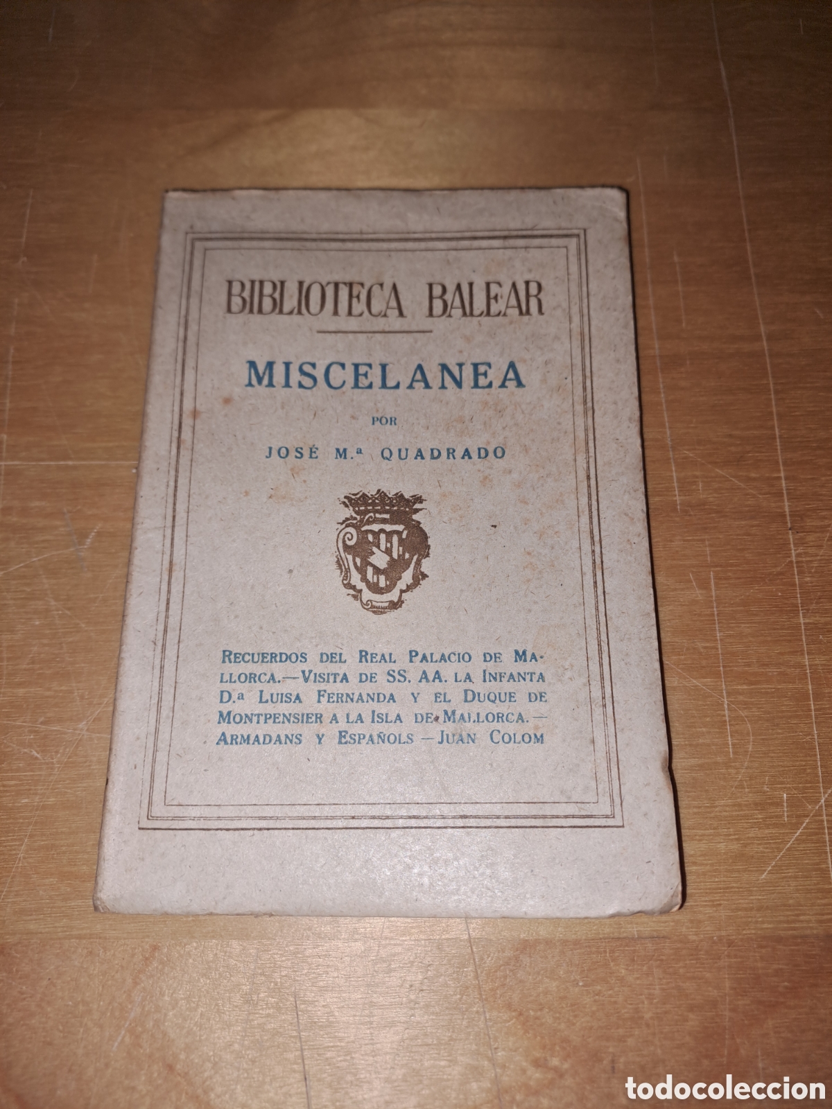 Libros de segunda mano: Biblioteca balear miscelanea