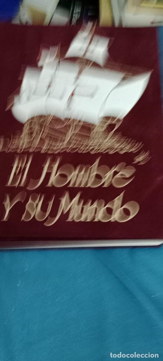Libros de segunda mano: LOTE DE 2 LIBROS EL HOMBRE Y SU MUNDO LOS DE FOTO LIBRO E-APL