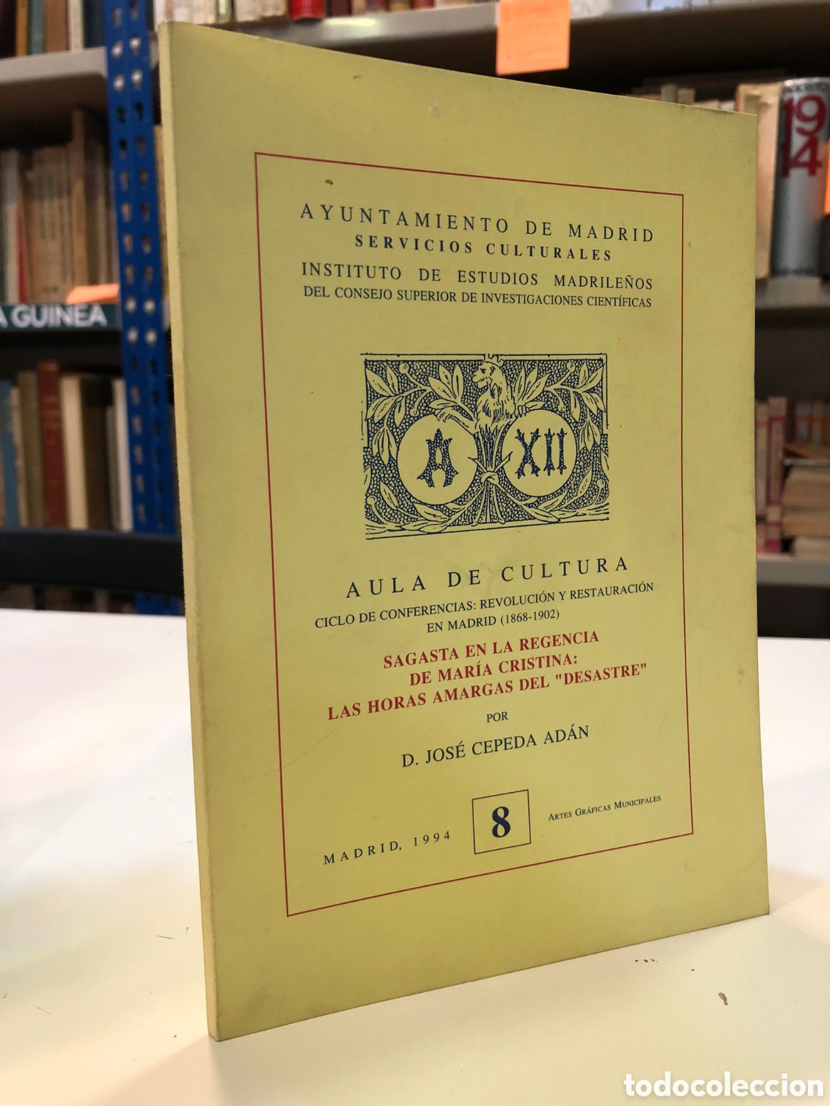 Second hand books: Sagasta en la regencia de Mar&iacute;a Cristina: Las horas amargas del desastre - Jos&eacute; Cepeda Ad&aacute;n